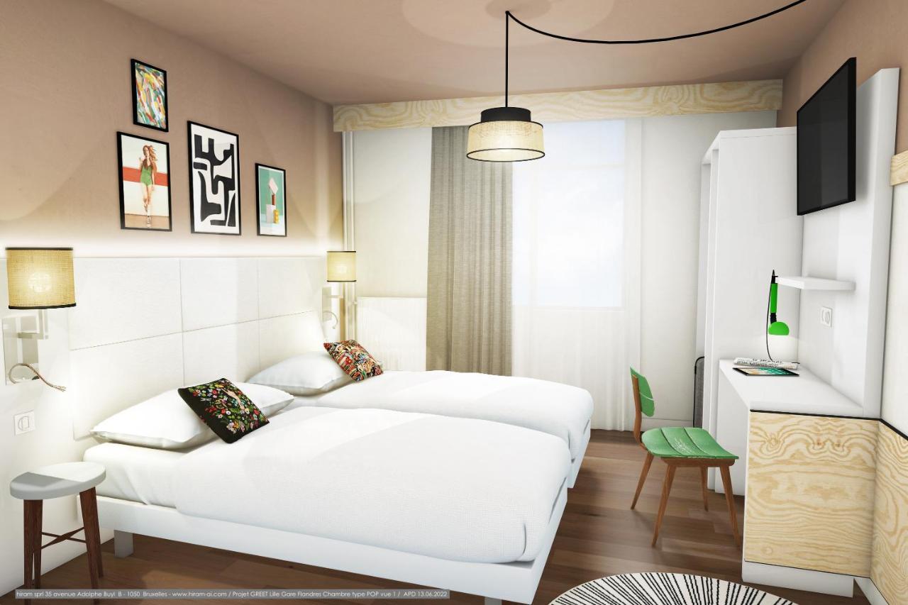 Greet Hotel Lille Gare Flandres - Groupe Accor Экстерьер фото